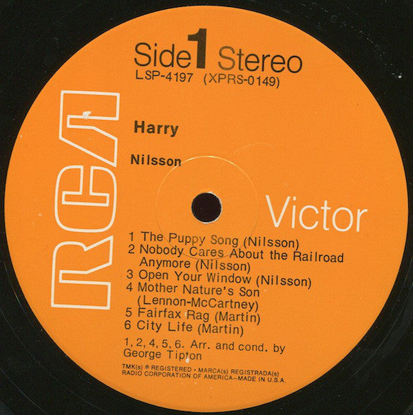 Nilsson* : Harry (LP, Album)