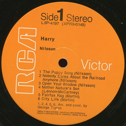 Nilsson* : Harry (LP, Album)