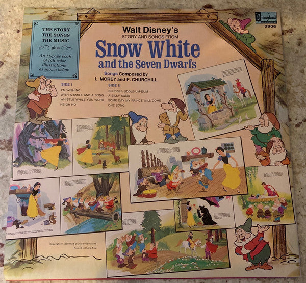Various : Walt Disney's Story And Songs From Snow White And The Seven Dwarfs (LP, Album, Mono, RE, Rai)