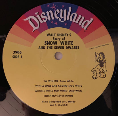 Various : Walt Disney's Story And Songs From Snow White And The Seven Dwarfs (LP, Album, Mono, RE, Rai)