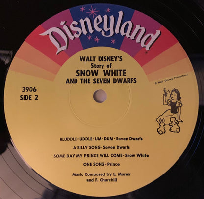 Various : Walt Disney's Story And Songs From Snow White And The Seven Dwarfs (LP, Album, Mono, RE, Rai)
