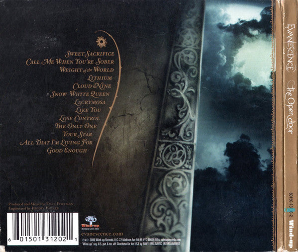 Evanescence : The Open Door (CD, Album, Dig)