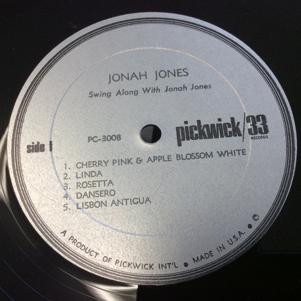 Jonah Jones : Swing Along With Jonah Jones (LP, Comp, Mono)