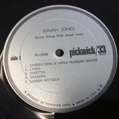 Jonah Jones : Swing Along With Jonah Jones (LP, Comp, Mono)