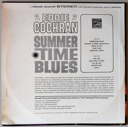 Eddie Cochran : Summertime Blues (LP, Album, Comp)