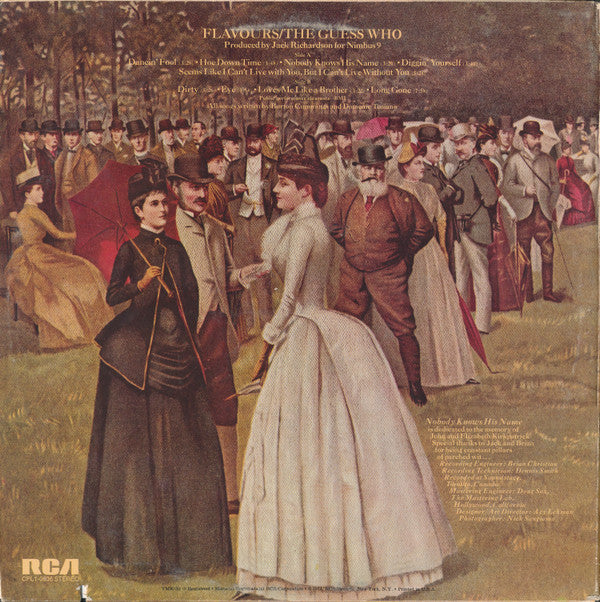 The Guess Who : Flavours (LP, Album, Ind)