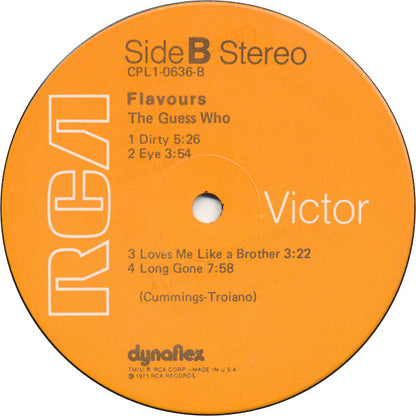 The Guess Who : Flavours (LP, Album, Ind)