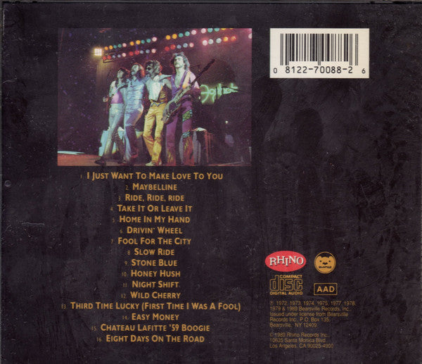 Foghat : The Best Of Foghat (CD, Comp, RE, SRC)