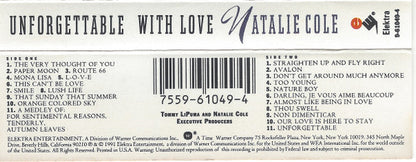Natalie Cole : Unforgettable With Love (Cass, Album, AR,)