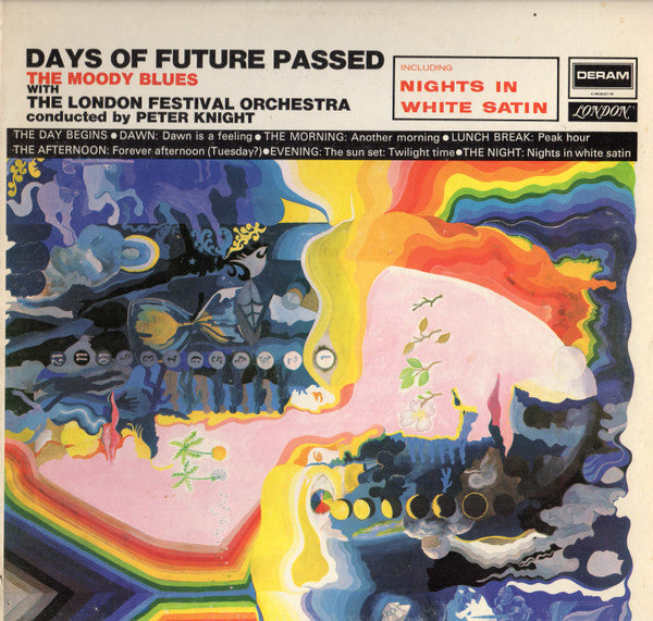 The Moody Blues With The London Festival Orchestra Conducted By Peter Knight (5) : Days Of Future Passed (LP, Album, RE, 53 )