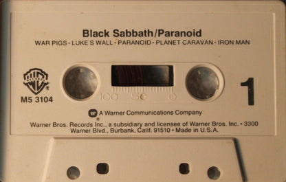 Black Sabbath : Paranoid (Cass, Album, RE, No )