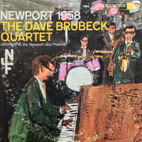 The Dave Brubeck Quartet : Newport 1958 (LP, Album, Mono, Hol)