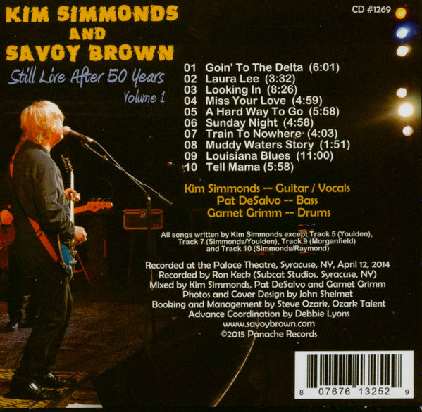 Kim Simmonds And Savoy Brown : Still Live After 50 Years Volume 1 (CD, Album)