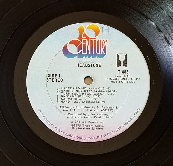 Headstone (2) : Headstone (LP, Album, Promo)