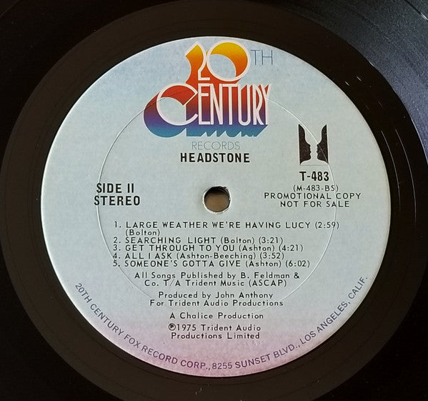 Headstone (2) : Headstone (LP, Album, Promo)