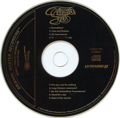 Yes : Fragile (CD, Album, RE, RM, 24K)