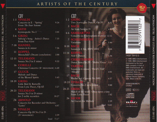Michala Petri : The Ultimate Recorder Collection (2xCD, Comp)