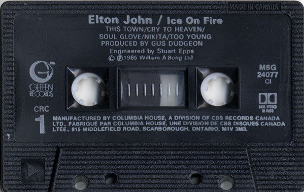Elton John : Ice On Fire (Cass, Album, Club, Dol)