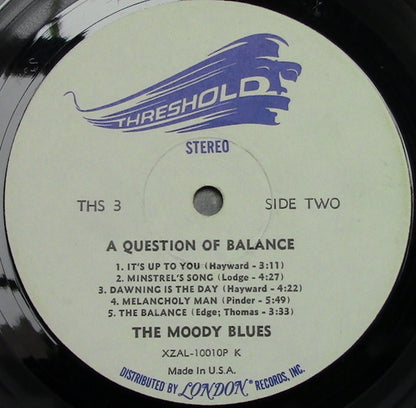 The Moody Blues : A Question Of Balance (LP, Album, K -)