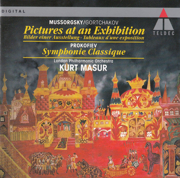 Mussorgsky* / Gortchakov* • Prokofiev*, London Philharmonic Orchestra, Kurt Masur : Pictures At An Exhibition / Symphonie Classique (CD, Album)