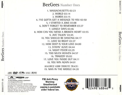 Bee Gees : Number Ones (CD, Comp + DVD, Comp, NTSC)