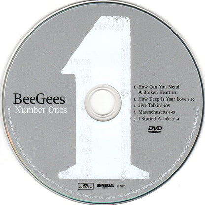 Bee Gees : Number Ones (CD, Comp + DVD, Comp, NTSC)