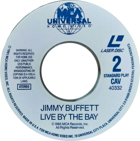 Jimmy Buffett : Live By The Bay (Laserdisc)