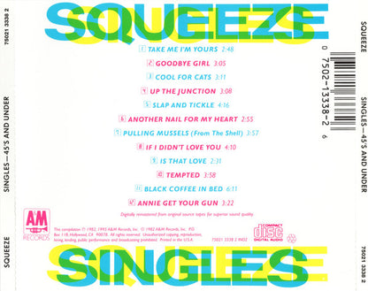 Squeeze (2) : Singles - 45's And Under (CD, Comp, RE, RM)