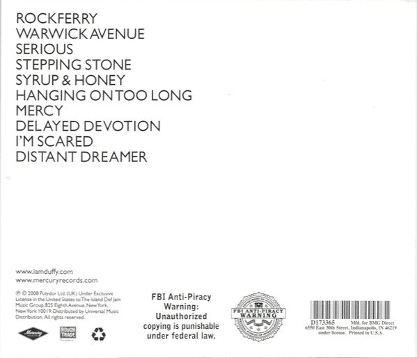Duffy : Rockferry (CD, Album, Club)