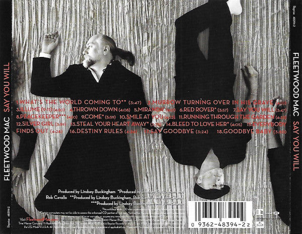 Fleetwood Mac : Say You Will (CD, Album, Enh, Pre)