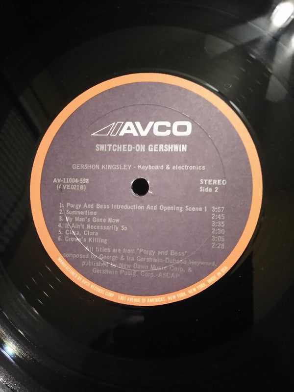 Leonid Hambro And Gershon Kingsley : Switched-On Gershwin (LP, Album, RE, San)