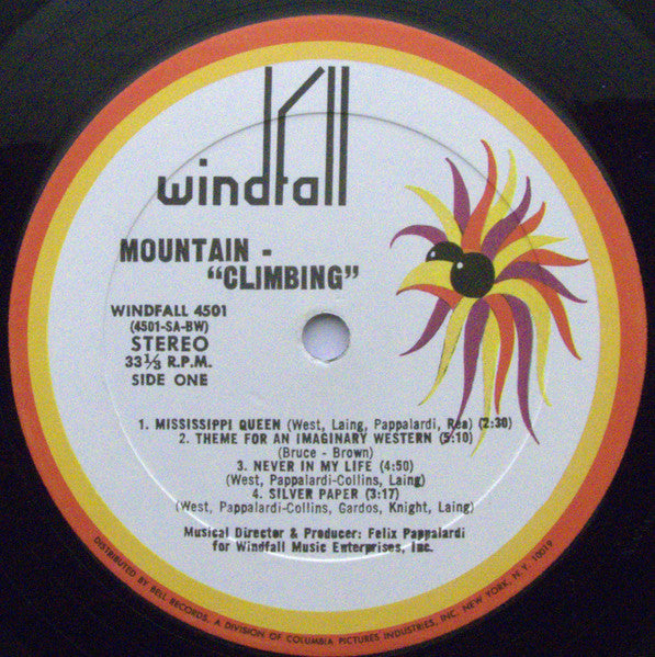 Mountain : Climbing! (LP, Album, Bes)