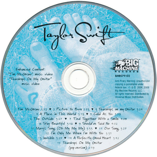 Taylor Swift : Taylor Swift (CD, Album, Enh, RE)