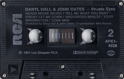Daryl Hall & John Oates : Private Eyes (Cass, Album, RE, Bla)