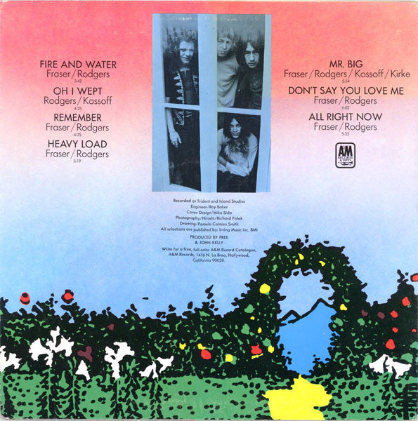 Free : Fire And Water (LP, Album, Pit)