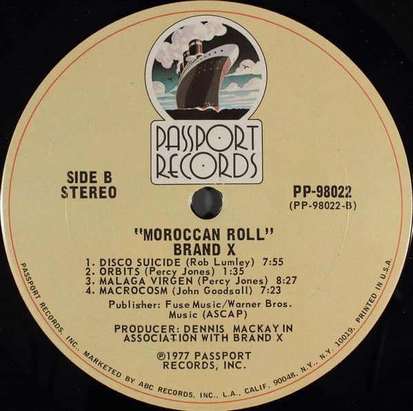 Brand X (3) : Moroccan Roll (LP, Album, San)