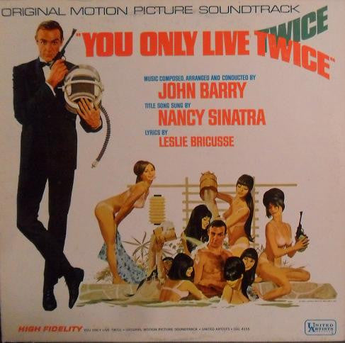 John Barry : You Only Live Twice (Original Motion Picture Soundtrack) (LP, Album, Mono)