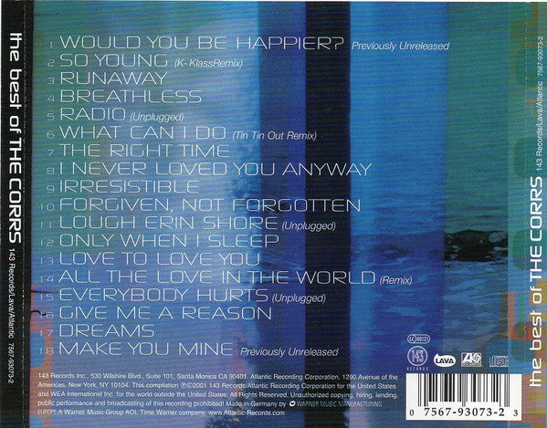 The Corrs : Best Of The Corrs (CD, Comp, RP)