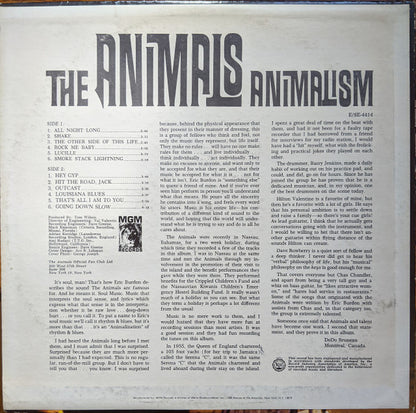 The Animals : Animalism (LP, Album, MGM)