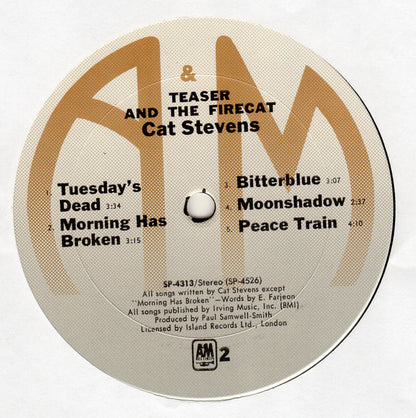 Cat Stevens : Teaser And The Firecat (LP, Album, Club, RE, CRC)