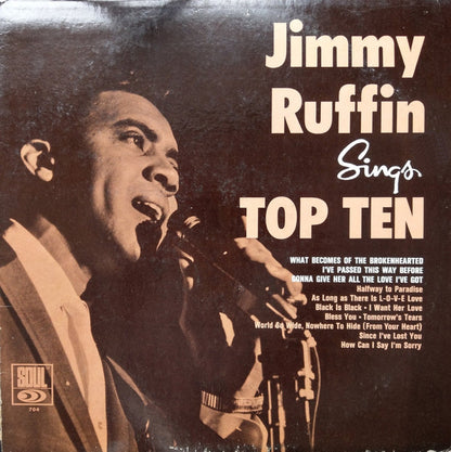 Jimmy Ruffin : Sings Top Ten (LP, Album, Mono, Ind)