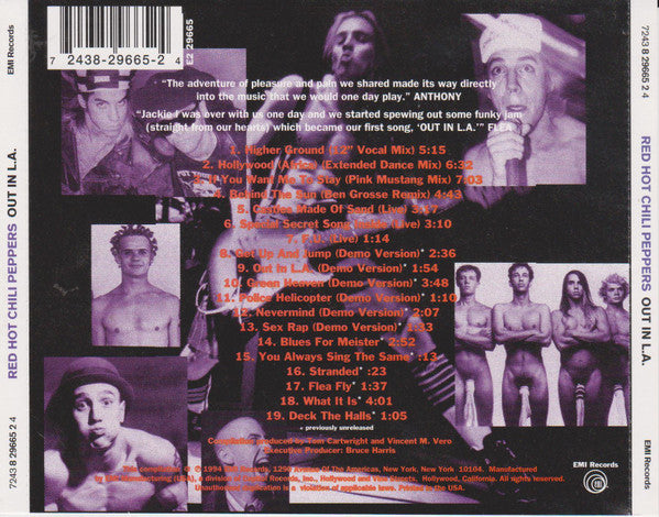 Red Hot Chili Peppers : Out In L.A. (CD, Comp)