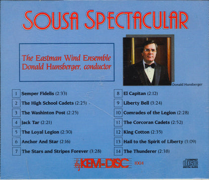 Eastman Wind Ensemble, Donald Hunsberger : Sousa Spectacular (CD, Album)