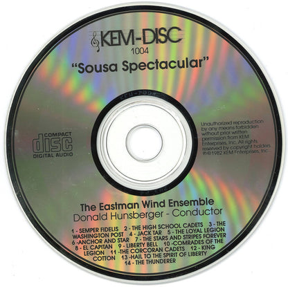 Eastman Wind Ensemble, Donald Hunsberger : Sousa Spectacular (CD, Album)
