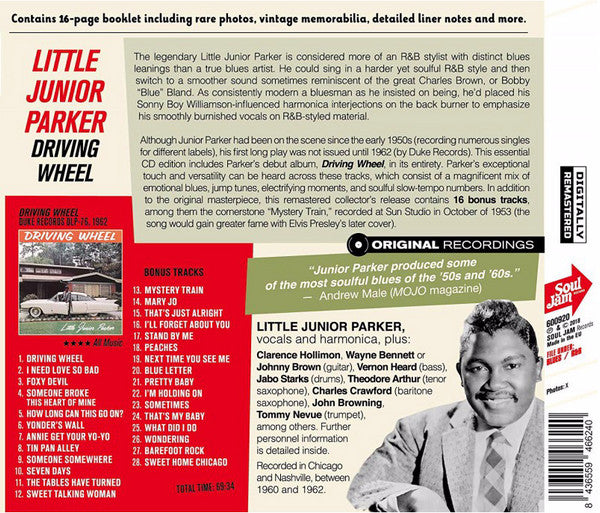 Little Junior Parker : Driving Wheel (CD, Album, RE, RM)