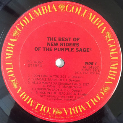New Riders Of The Purple Sage : The Best Of New Riders Of The Purple Sage (LP, Comp)