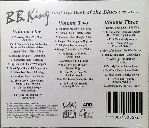 B.B. King : B.B. King And The Best Of The Blues (3xCD, Comp)