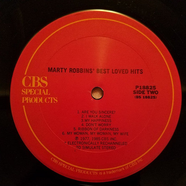 Marty Robbins : Best Loved Hits (LP, Comp)