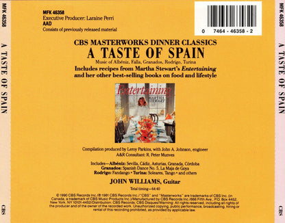 John Williams (7) : Dinner Classics: A Taste Of Spain (CD, Comp)