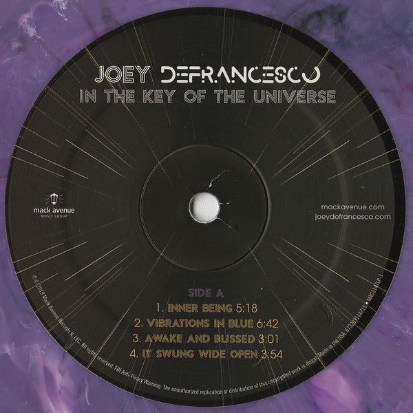 Joey DeFrancesco : In The Key Of The Universe (2xLP, Album)